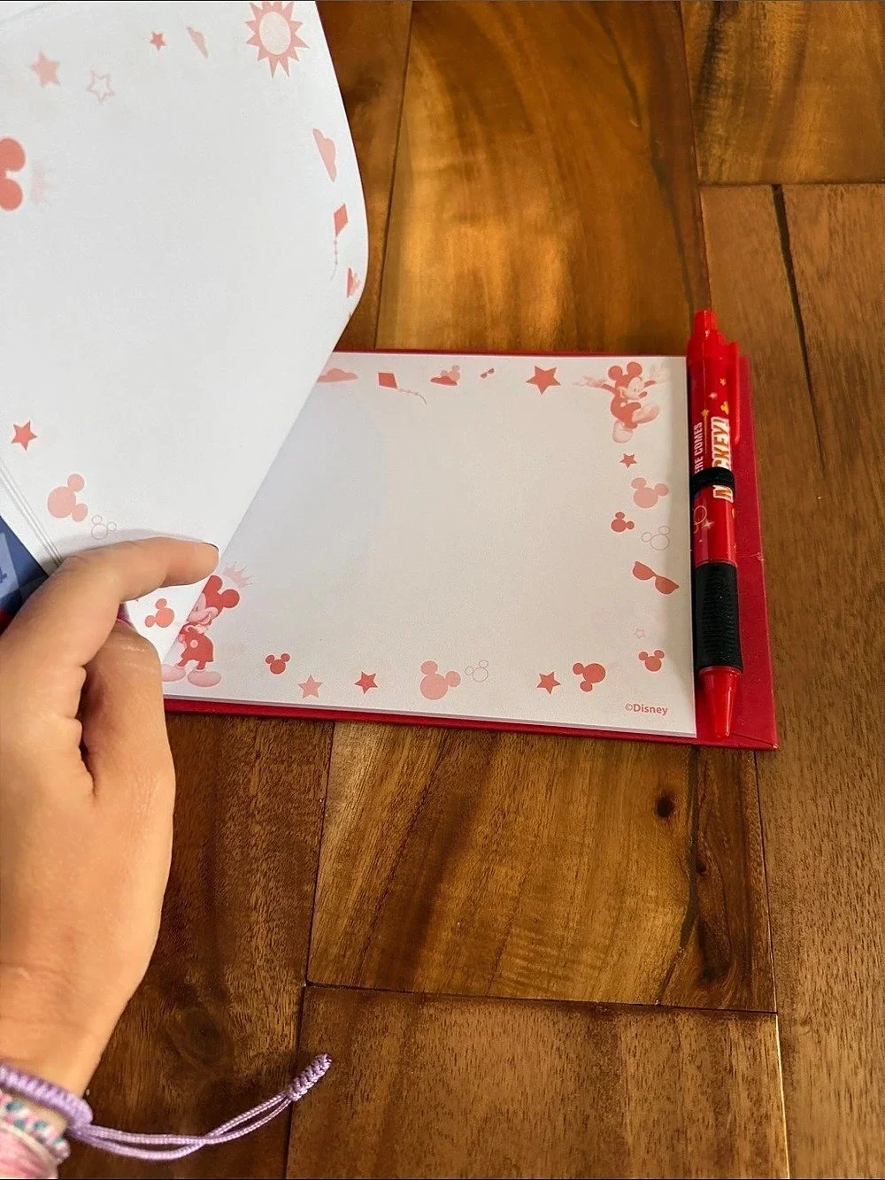 Disney Mickey Mouse Write-and-Wipe Activity Book Red & Blue